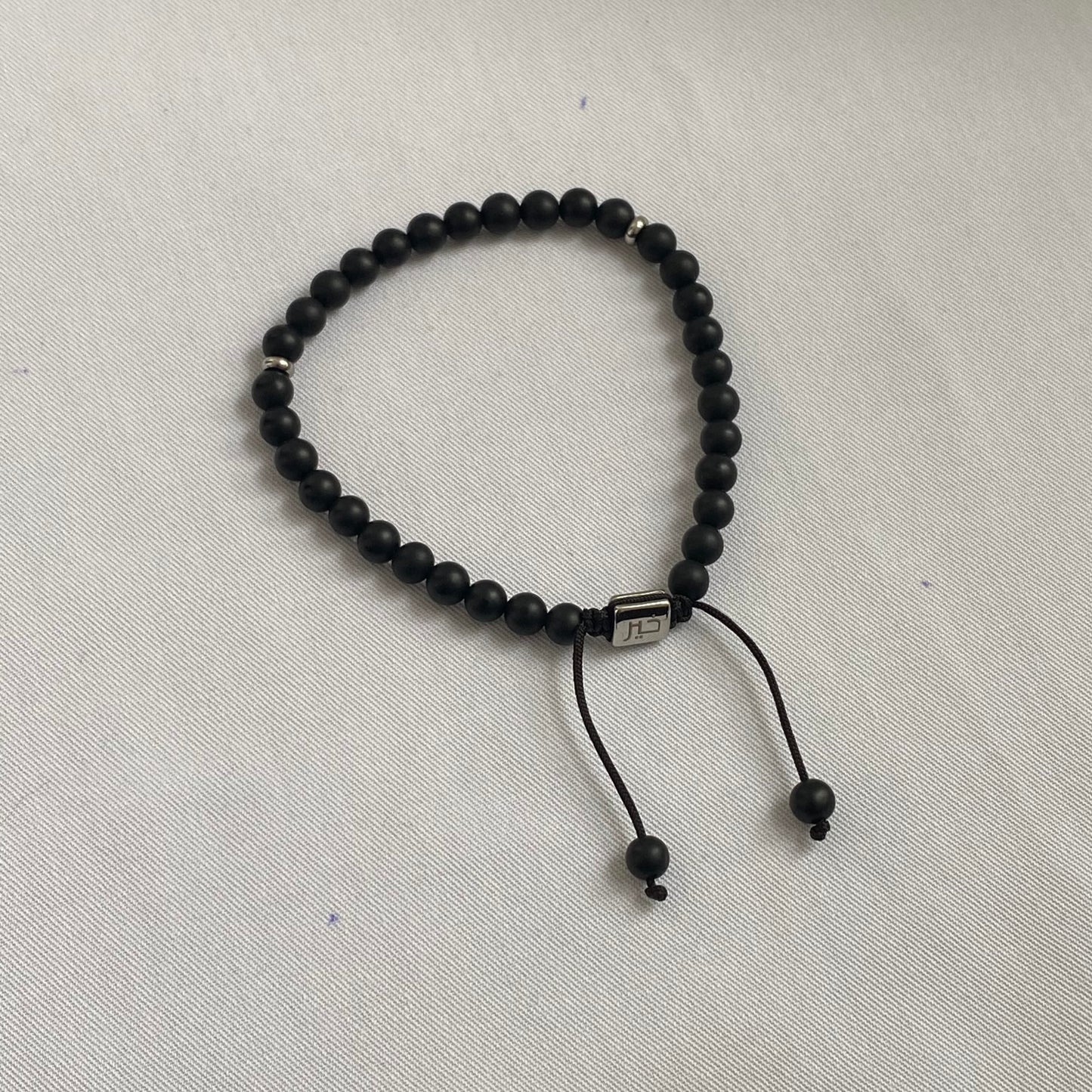 Men's Black Onyx Tasbih Bracelet